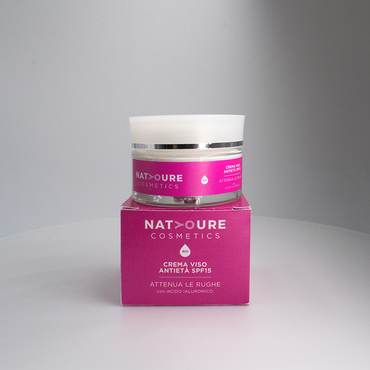 CREMA VISO RIPARATRICE ANTIAGE E ANTIMACCHIE PROTEZIONE SPF15
