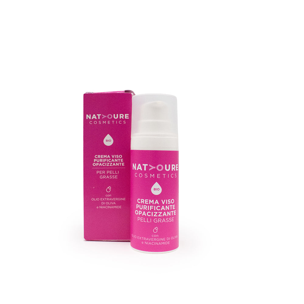 Crema Viso Purificante Bio Per Pelli Grasse