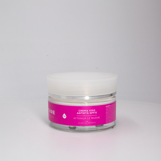 CREMA VISO RIPARATRICE ANTIAGE E ANTIMACCHIE PROTEZIONE SPF15