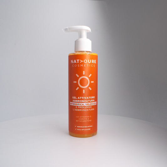 GEL ATTIVATORE DI ABBRONZATURA Con Estratto di Carota e Betacarotene.