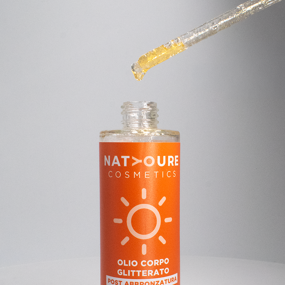 OLIO GLITTERATO ILLUMINANTE VISO CORPO POST ABBRONZATURA