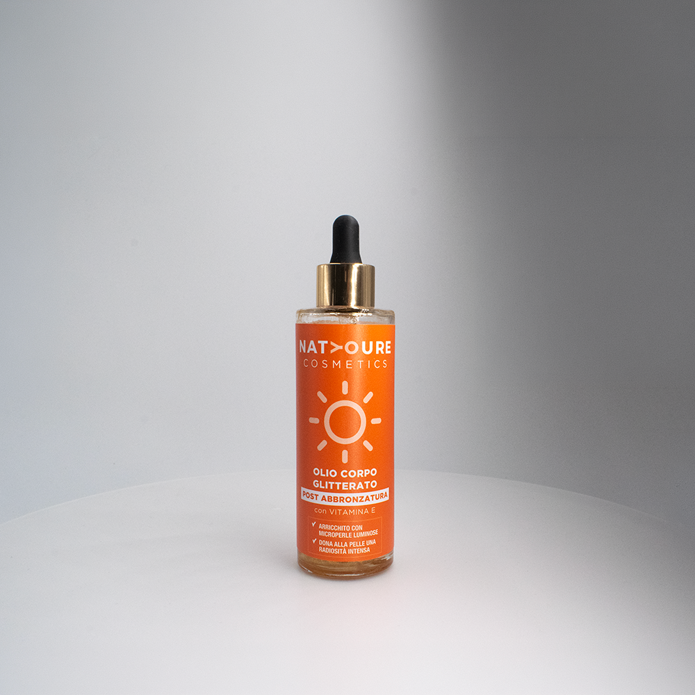 OLIO GLITTERATO ILLUMINANTE VISO CORPO POST ABBRONZATURA