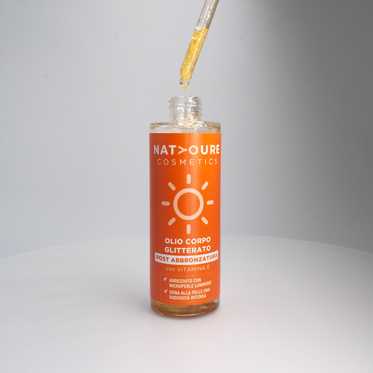 OLIO GLITTERATO ILLUMINANTE VISO CORPO POST ABBRONZATURA