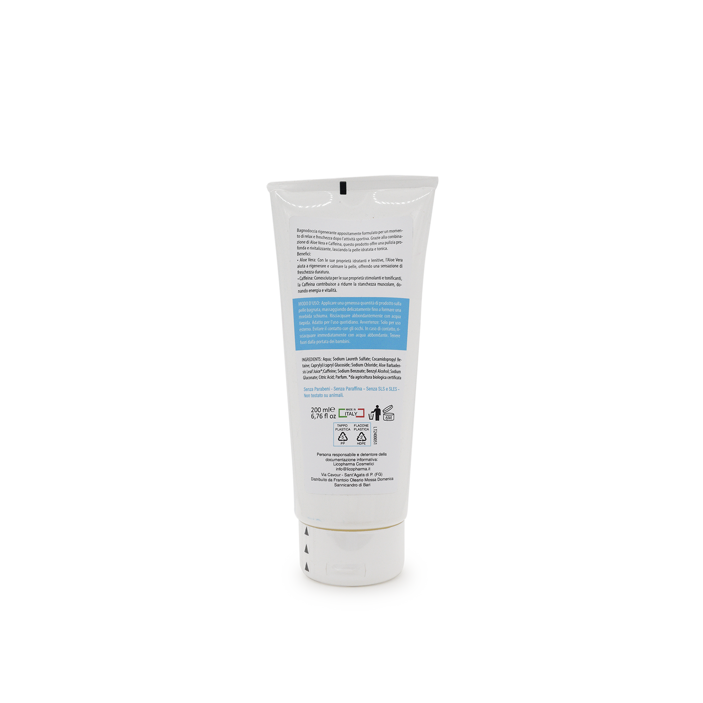 Bagnoschiuma Antibatterico Rigenerante Doposport Bio