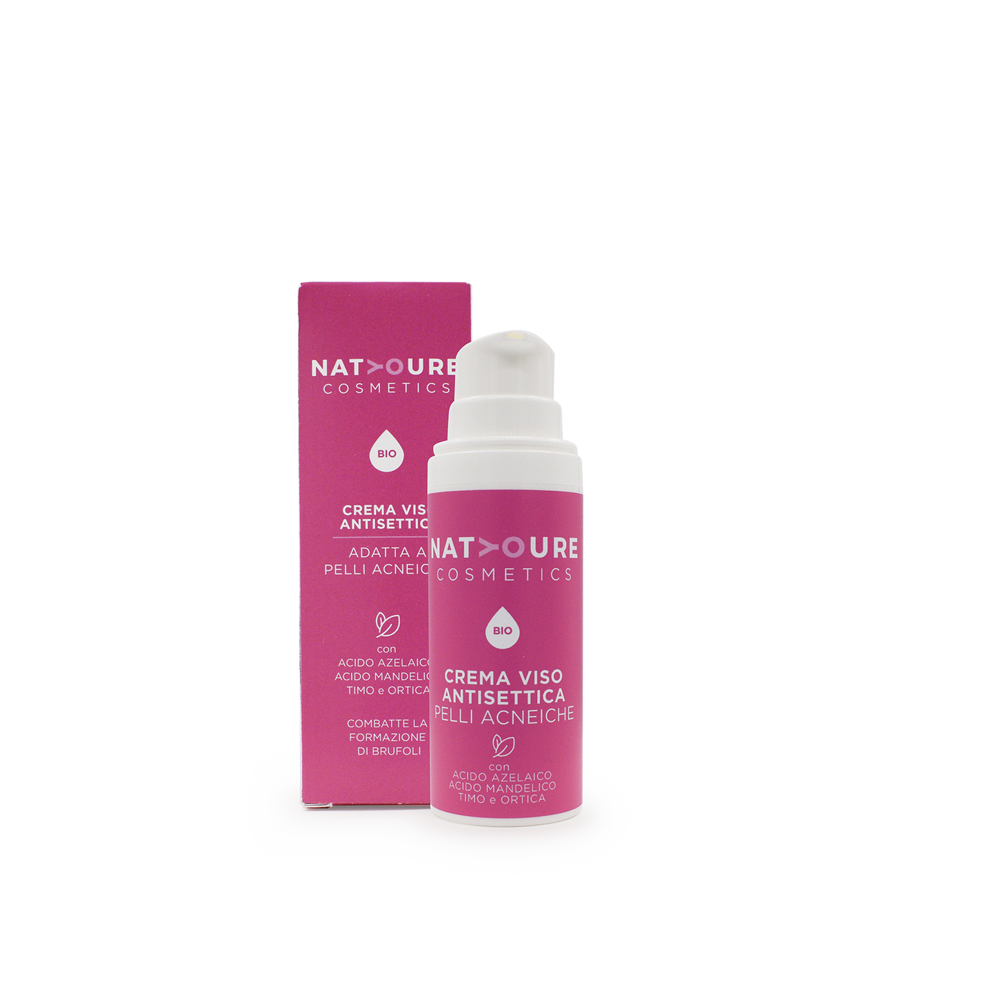 Crema Viso Antisettica Bio Per Pelli Acneiche