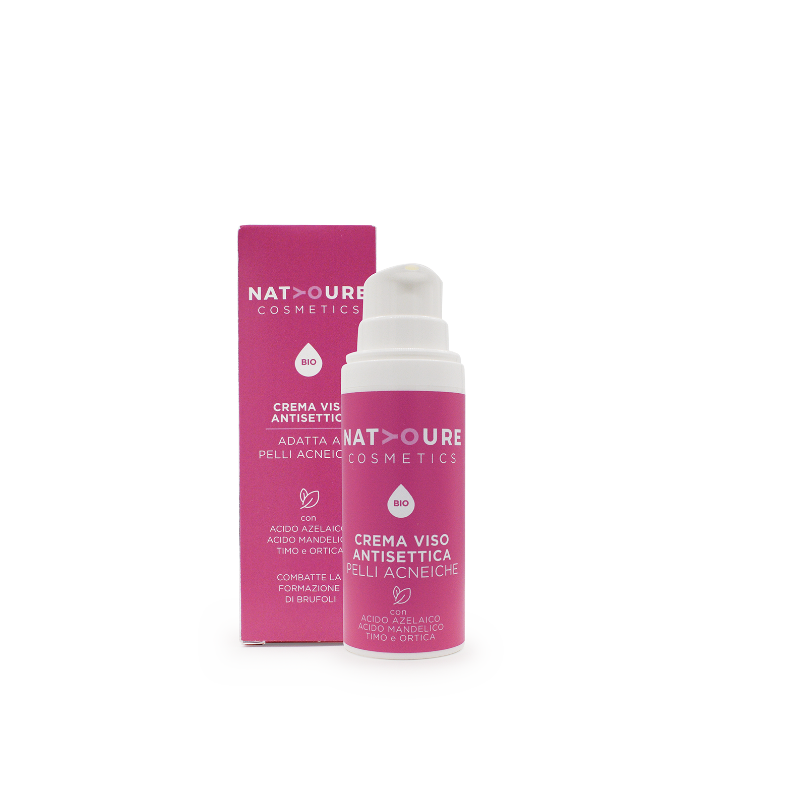 Crema Viso Antisettica Bio Per Pelli Acneiche