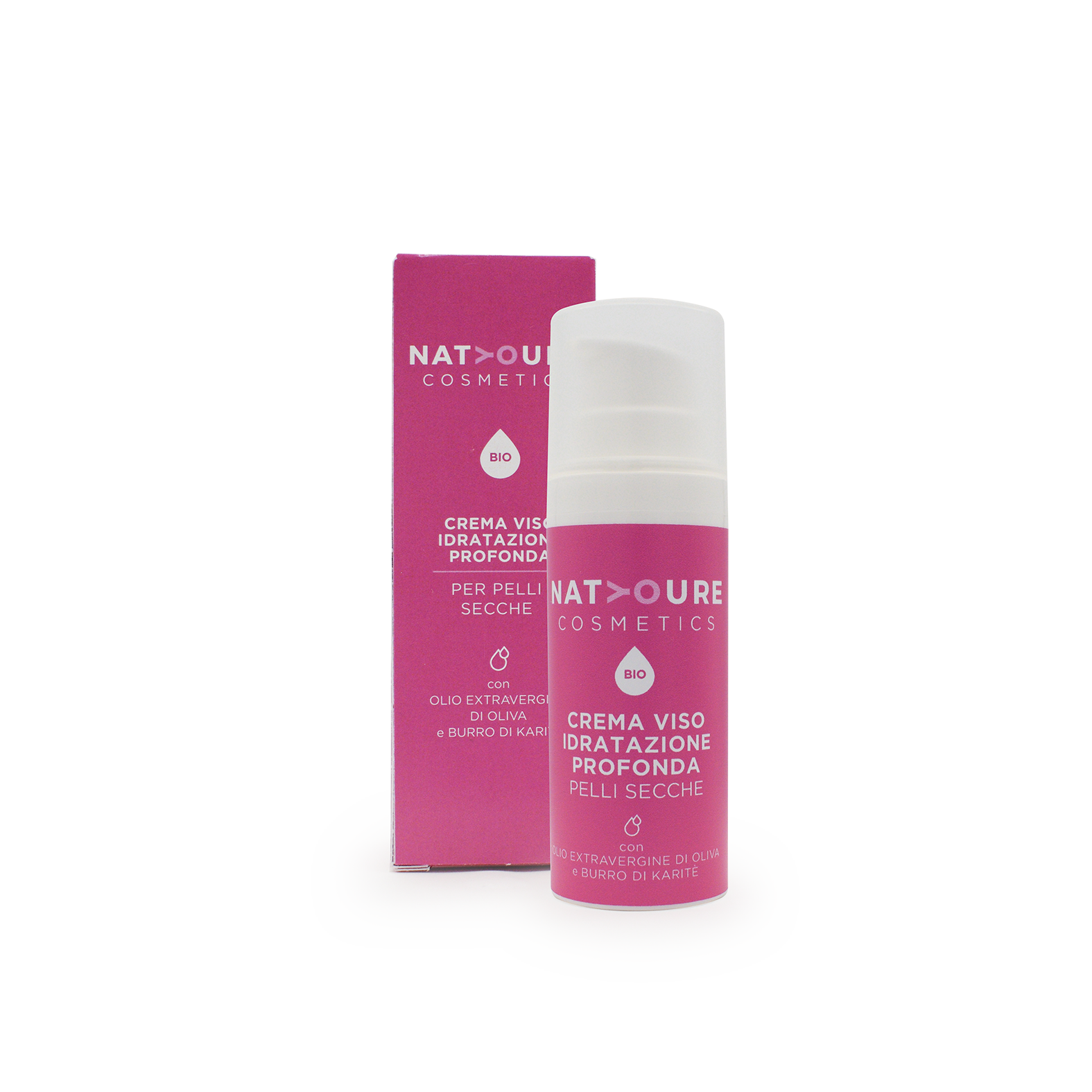 Crema Viso Idratazione Profonda Bio Per Pelli Secche