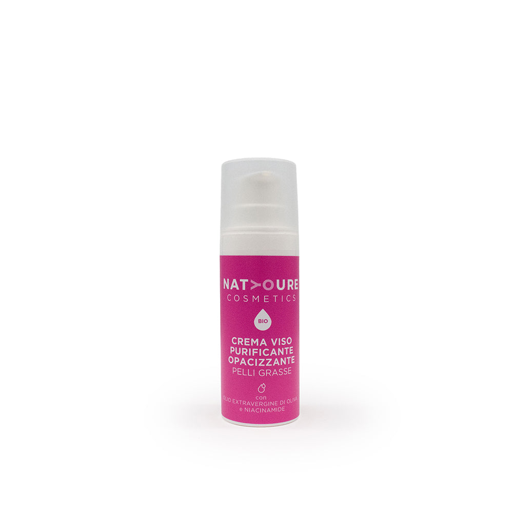 Crema Viso Purificante Bio Per Pelli Grasse