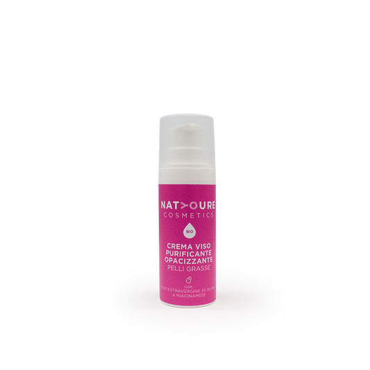 Crema Viso Purificante Bio Per Pelli Grasse