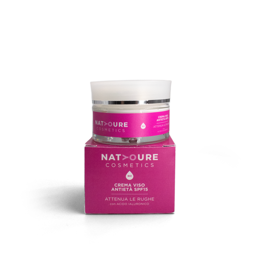 Crema viso riparatrice antiage e antimacchie SPF 15