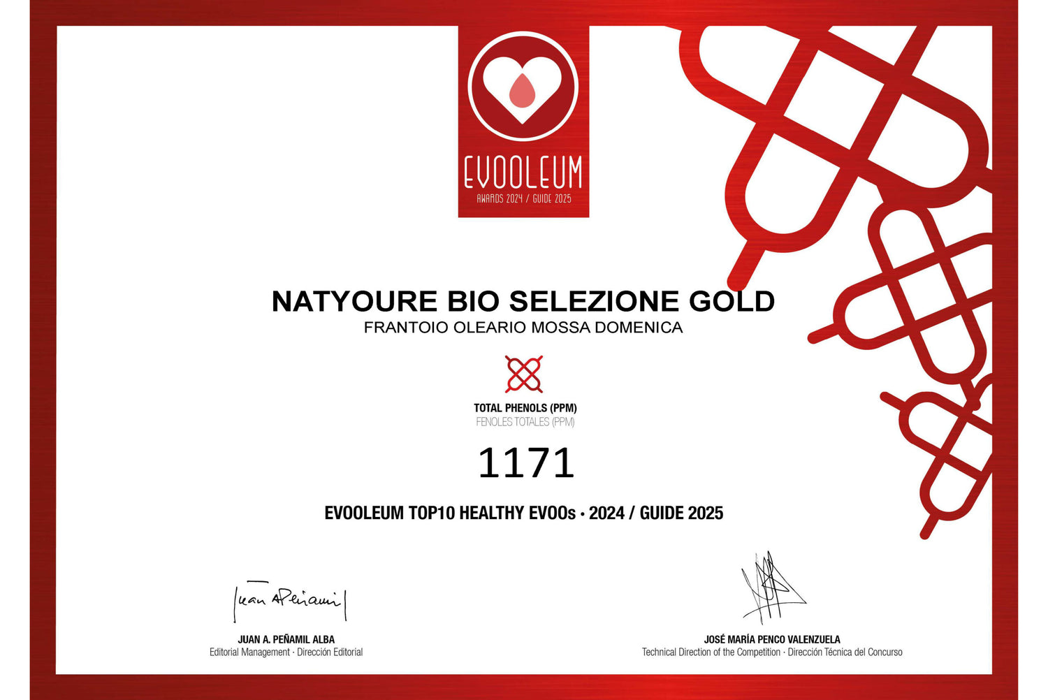 Olio Evo Bio Extravergine di Oliva Selezione GOLD