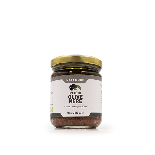 Patè di Olive Nere in Olio Evo