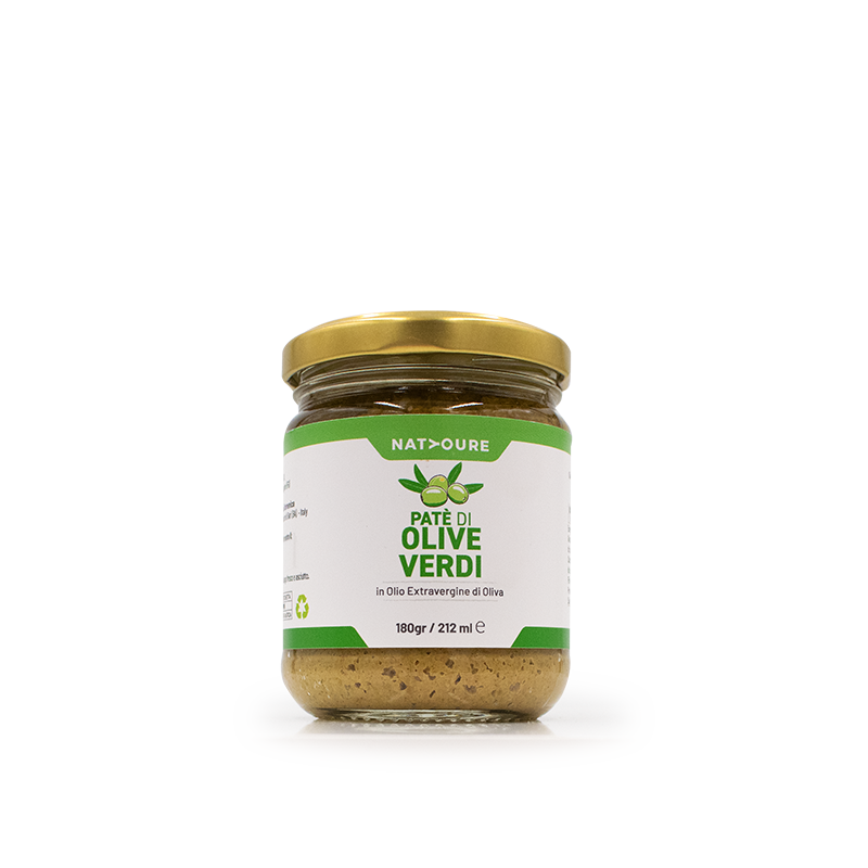 Patè di Olive Verdi in Olio Evo