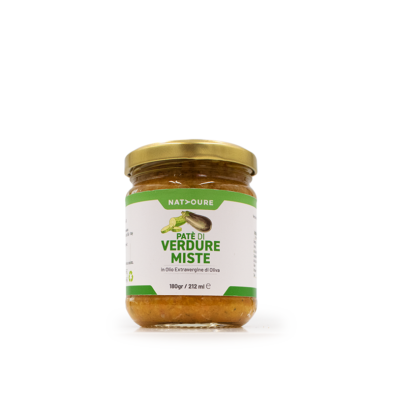 Patè di Verdure Miste in Olio Evo