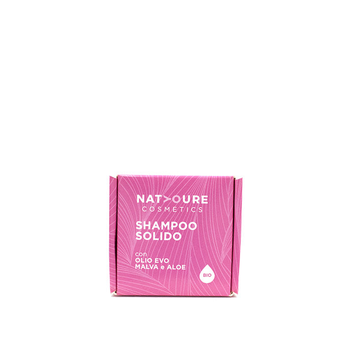 Shampoo Solido Bio Olio Evo, Malva e Aloe