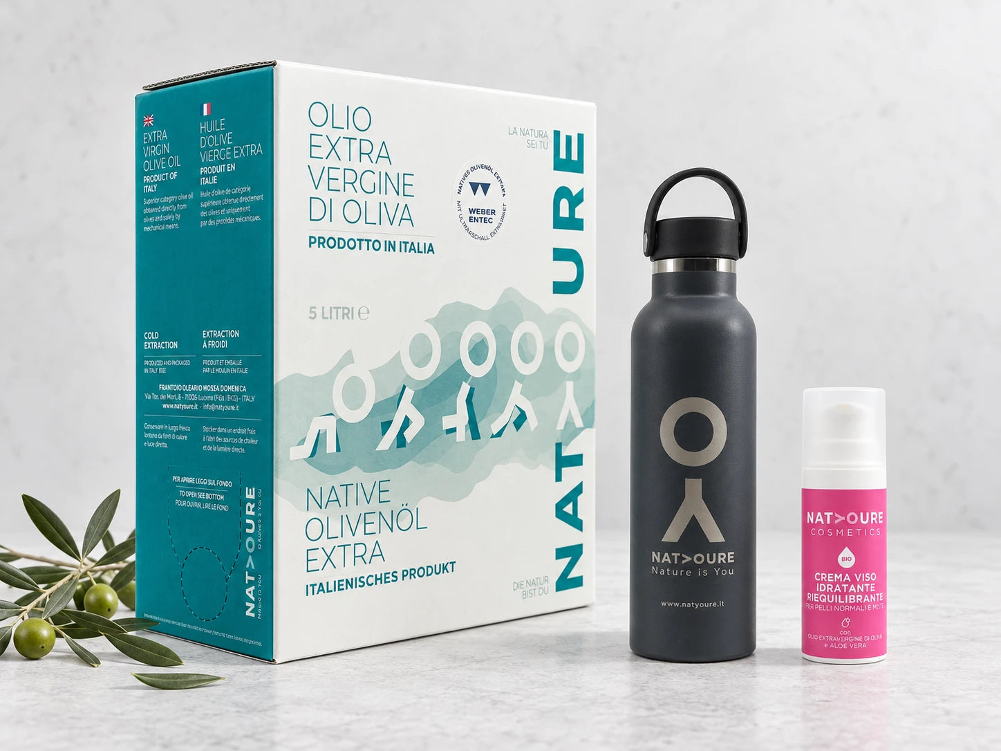 La selezione completa: olio Natyoure e cosmetica Bio